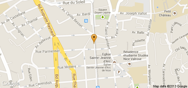 Adresse, Plan COPY EXPRESS, COPIE, Nice Borriglione